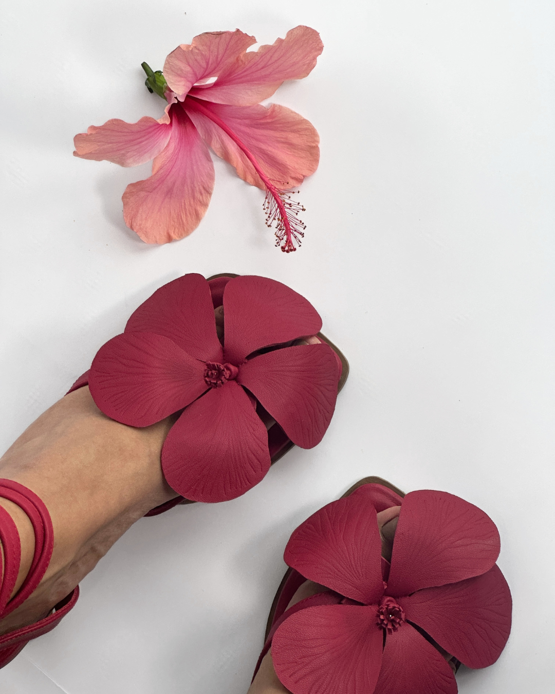 Gumamela Heels in Deep Blush