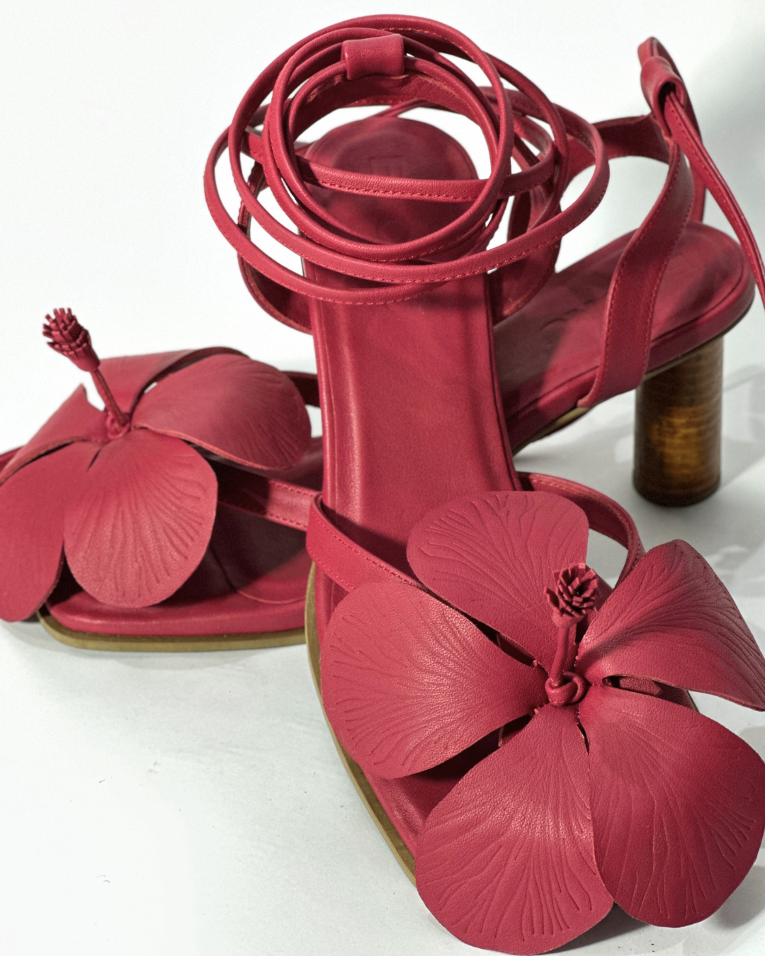Gumamela Heels in Deep Blush