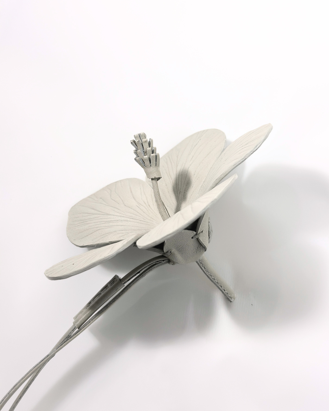 Gumamela Charm in Shell White