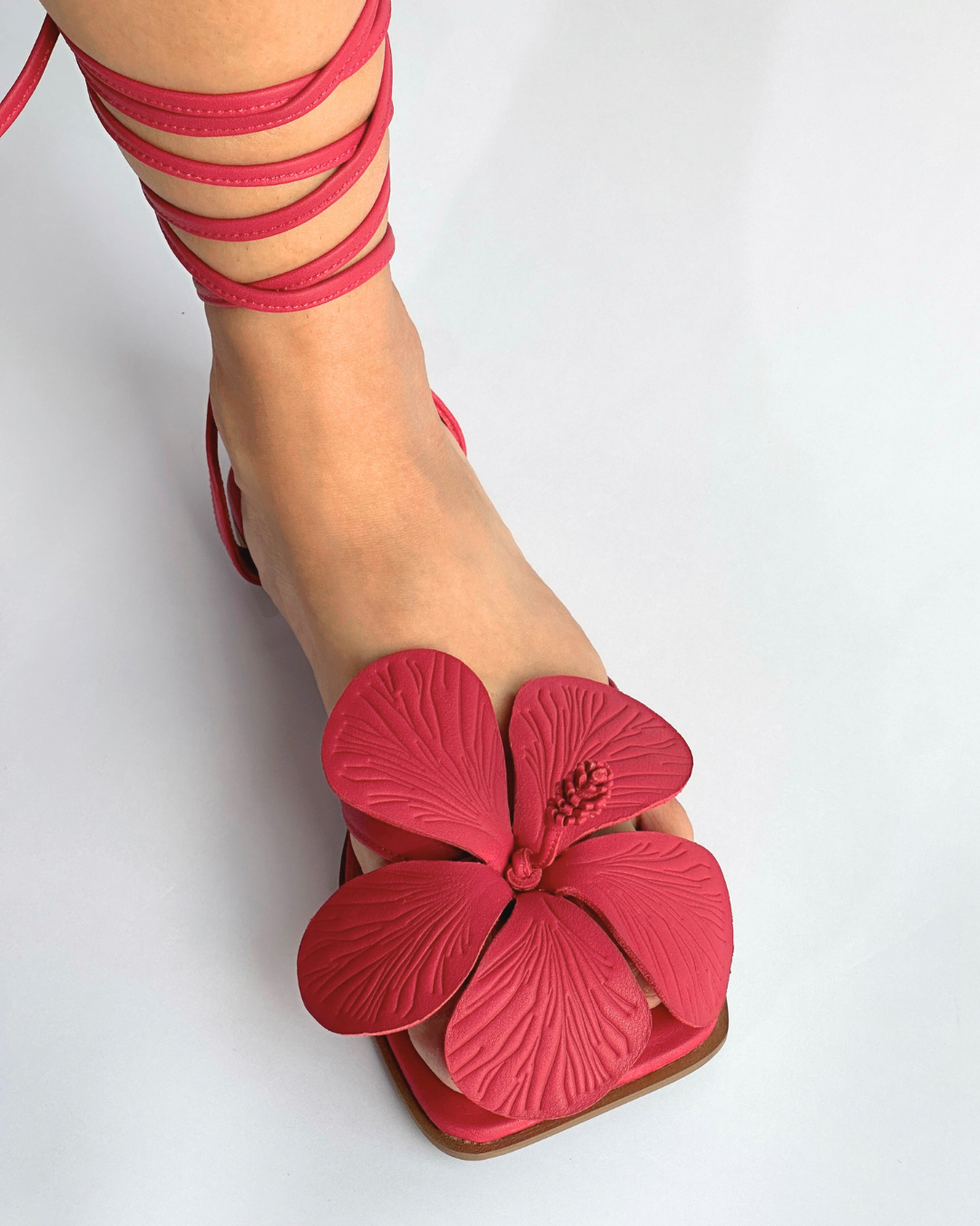 Gumamela Flats in Deep Blush
