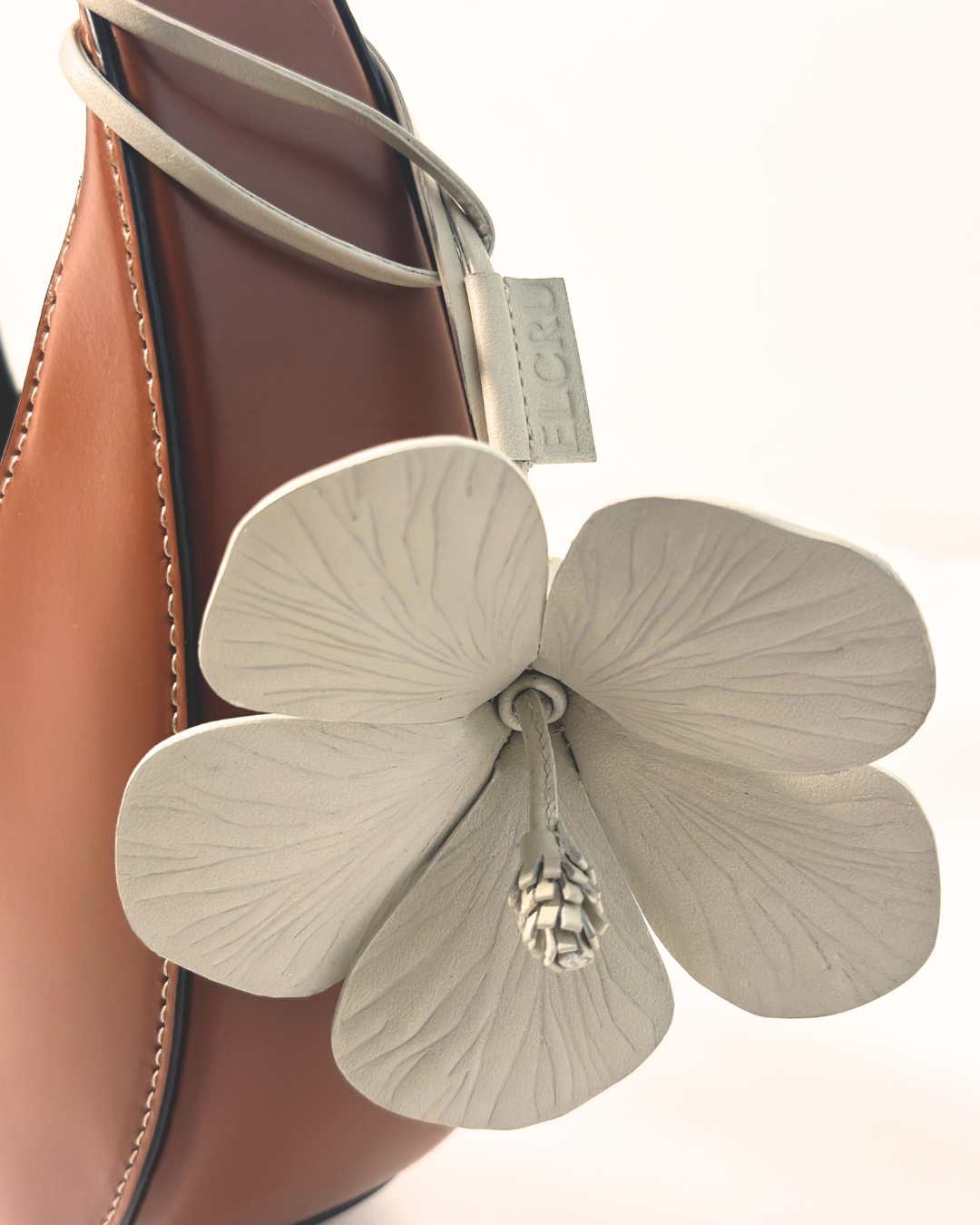 Gumamela Charm in Shell White