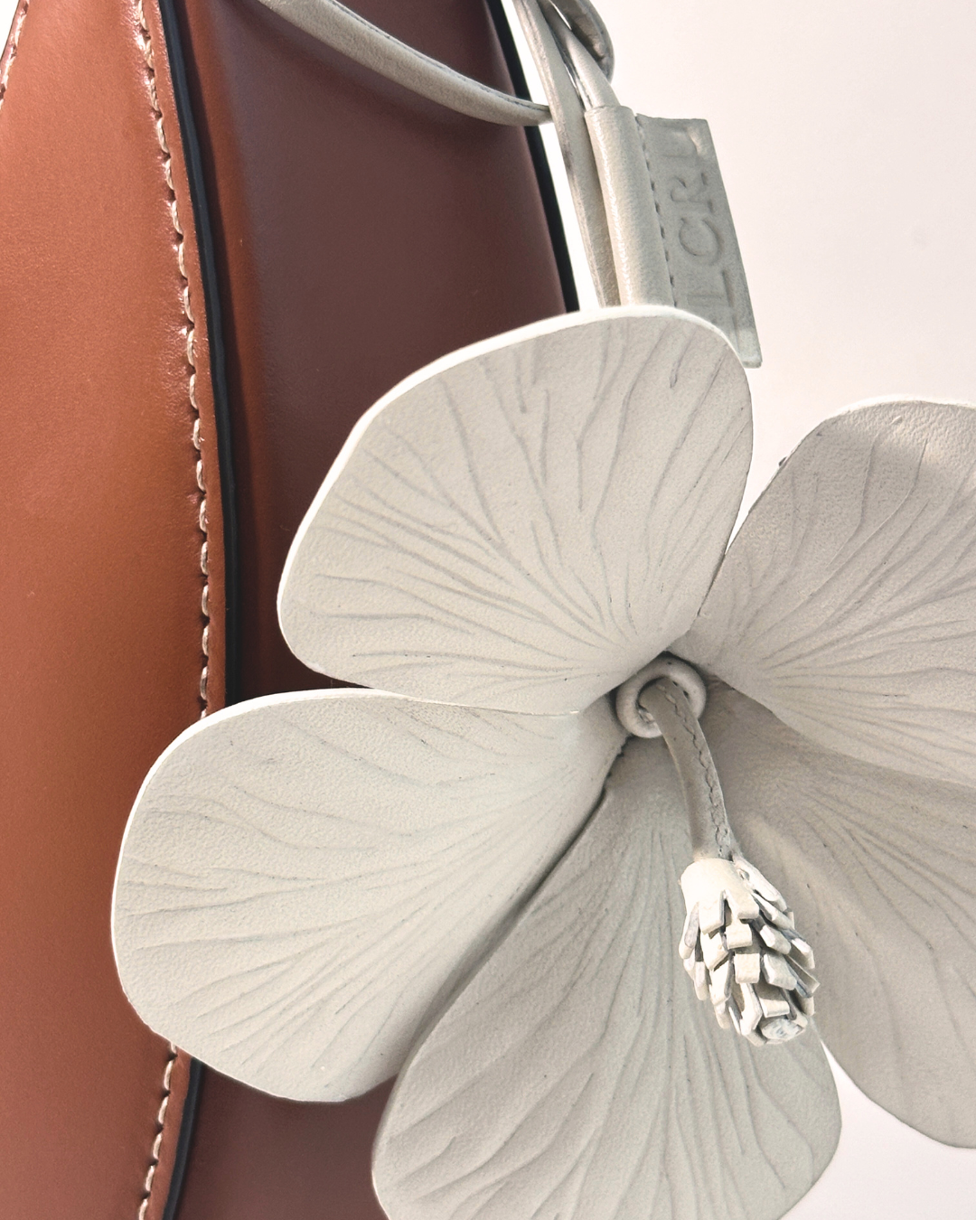 Gumamela Charm in Shell White