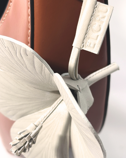 Gumamela Charm in Shell White
